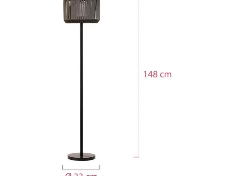 Pauleen Stehleuchte Solar Sunshine Elegance, Schwarz