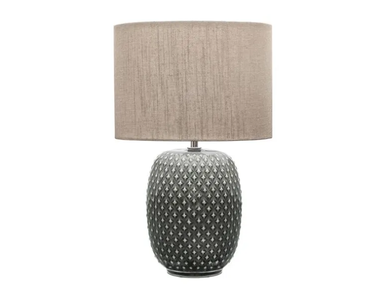 Pauleen Tischleuchte Pretty Classy 1x E27 Dunklelgrau/Beige