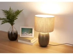 Pauleen Tischleuchte Pretty Classy 1x E27 Dunklelgrau/Beige