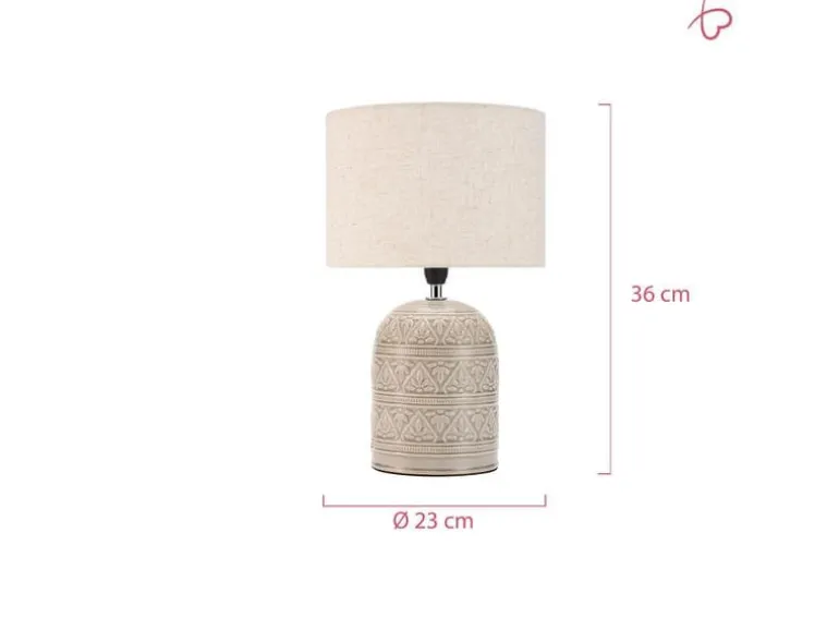 Pauleen Tischleuchte Tender Pearl, E14, Beige
