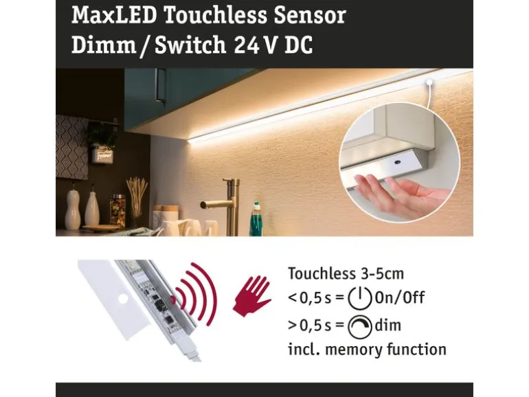 Paulmann Bewegungssensor MaxLED für Profil, 144 W