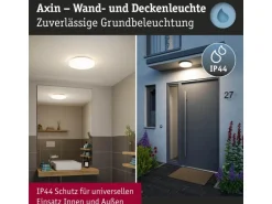 Paulmann Deckenleuchte Axin IP44 E27