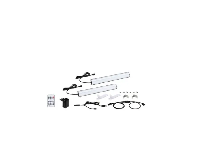 Paulmann EntertainLED Lightbar Dynamic RGB, 30 cm, Schwarz, 2er Set