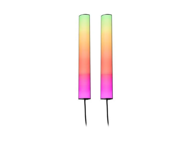 Paulmann EntertainLED Lightbar Dynamic RGB, 30 cm, Schwarz, 2er Set