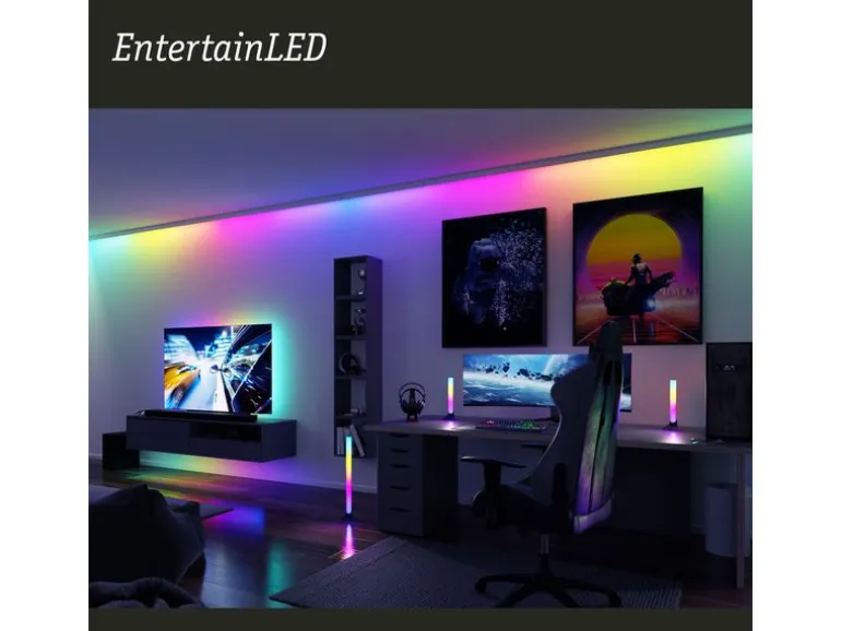 Paulmann EntertainLED USB Strip TV-Beleuchtung RGB+, 65"
