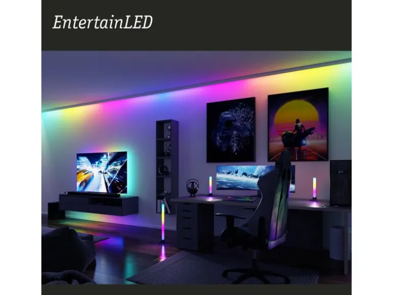 Paulmann EntertainLED USB Strip TV-Beleuchtung RGB+, 65"