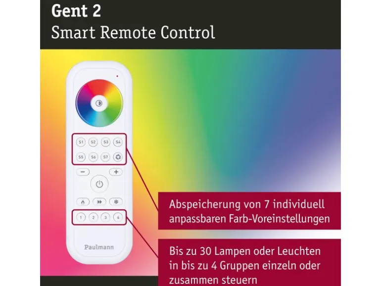 Paulmann Fernbedienung Gent 2 Zigbee 3.0
