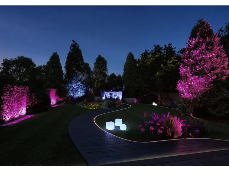 Paulmann Gartenleuchte Plug & Shine PIKE RGBW Spot 40 °, ZigBee