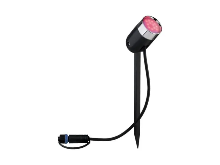 Paulmann Gartenleuchte Plug & Shine PIKE RGBW Spot 40 °, ZigBee