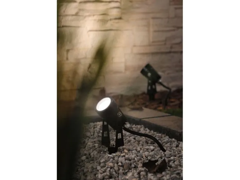 Paulmann Gartenspot Plug & Shine IP65, 3000 K, 2 W, Grau