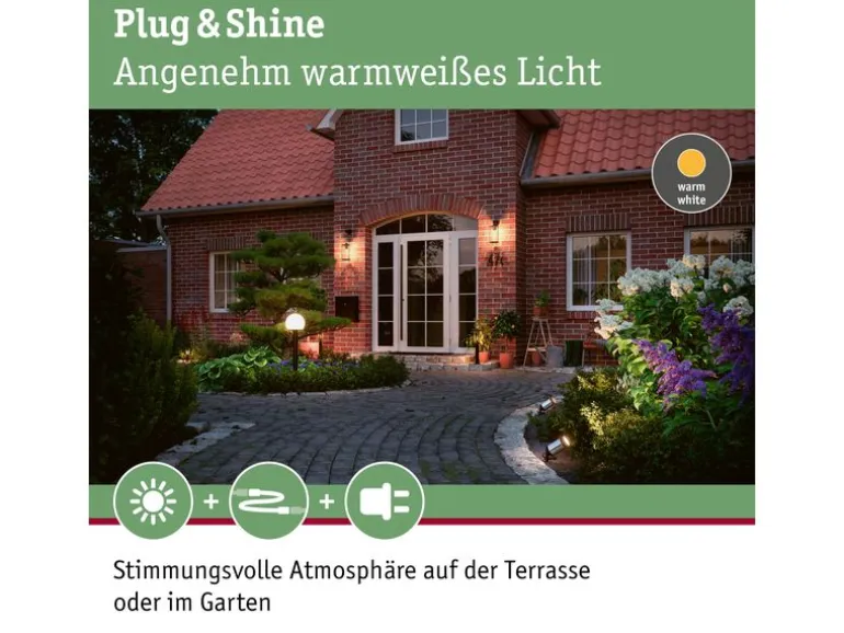 Paulmann Gartenspot Plug & Shine Classic 32° 3000 K