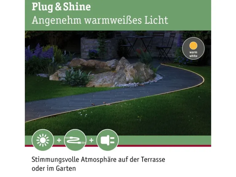 Paulmann Halteclip Plug & Shine Neon LED Stripe