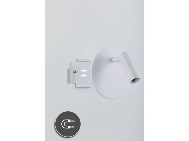 Paulmann LED Akkuwandleuchte Kiora 2700K dimmbar Weiss