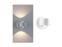 Paulmann LED Akkuwandleuchte Zorik 2700K dimmbar Weiss