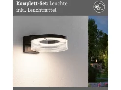 Paulmann LED Aussenwandleuchte Capera Bewegungsmelder Anthrazit
