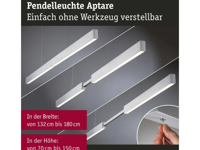 Paulmann LED Pendelleuchte Smart Home Zigbee, Weiss