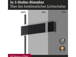 Paulmann LED Stehleuchte Jagun 2700K 20.4W Anthrazit