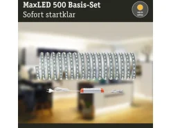 Paulmann LED-Stripe MaxLED 500 2700 K, 10 m Basisset