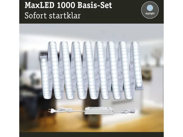 Paulmann LED-Stripe MaxLED 1000 6500 K, 3 m Basisset
