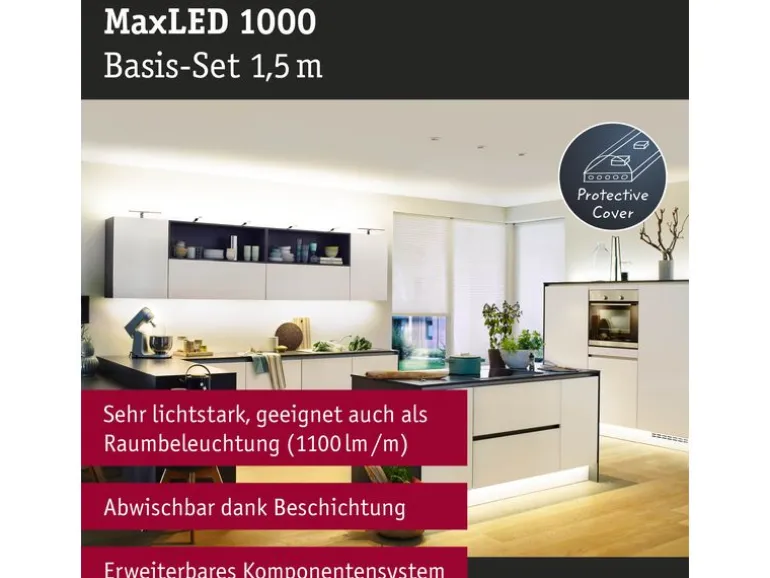 Paulmann LED-Stripe MaxLED 1000 2700 K, 1.5 m Basisset