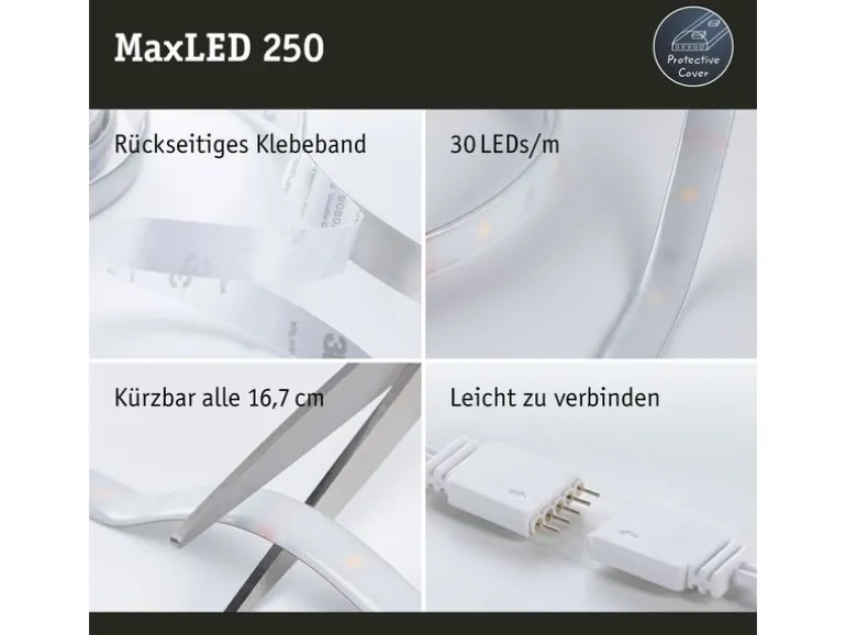 Paulmann LED-Stripe MaxLED 250 6500 K, 1.5 m Basisset