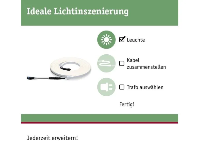 Paulmann LED-Stripe Plug & Shine Neon Light 3000 K, 5 m
