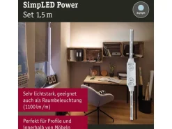 Paulmann LED-Stripe SimpLED Power 4000 K, 1.5 m Set