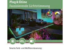 Paulmann LED-Stripe Smart Home Plug & Shine Smooth, RGB, 10m, Weiss