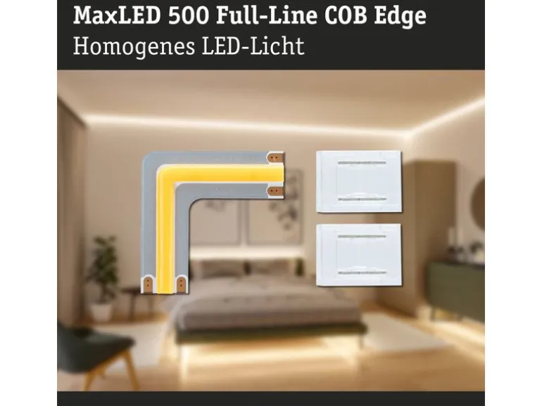 Paulmann MaxLED 500 LED Strip Full-Line COB Edge 90°