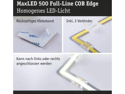 Paulmann MaxLED 500 LED Strip Full-Line COB Edge 90°