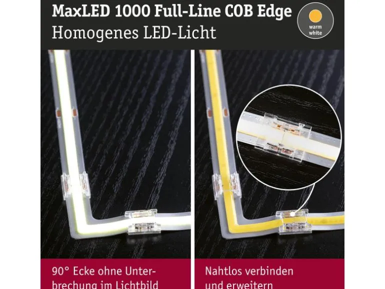 Paulmann MaxLED 1000 LED Strip Full-Line COB Edge 90°