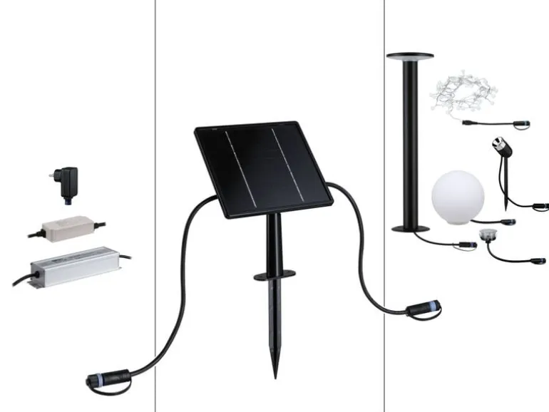 Paulmann Plug & Shine Solarpanel IP44 24 V max. 21W Anthrazit