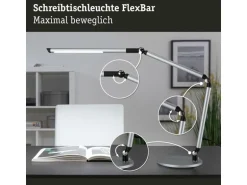 Paulmann Schreibtischleuchte LED 3-Step-Dim Silber