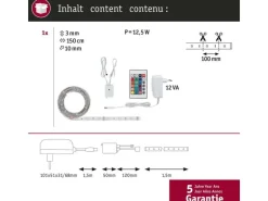 Paulmann SimpLED Strip Komplett-Set 1.5m 12W RGB Beschichtet