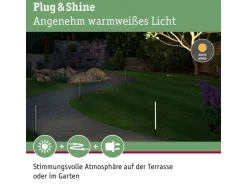 Paulmann Sockelleuchte Plug & Shine Poller 3000 K