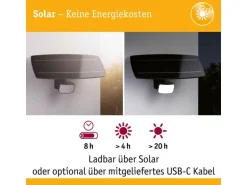 Paulmann Solar Fluter Flotas inkl. Bewegungsmelder IP65 3000K 700 lm