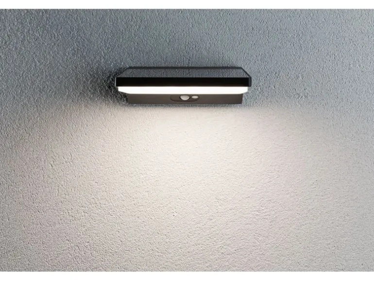 Paulmann Solar LED Aussenwandleuchte Ronas, Dunkelgrau