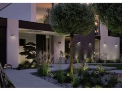 Paulmann Solar LED Aussenwandleuchte Ronas, Dunkelgrau
