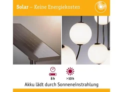 Paulmann Solar LED Lichterkette Taina Basisset IP67 3000K 5.8m