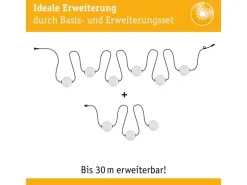 Paulmann Solar LED Lichterkette Taina IP67 3000K 1.71m