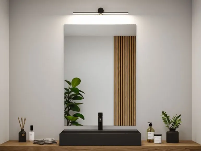 Paulmann Spiegelleuchte LED Sava 5W Schwarz