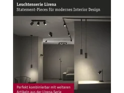 Paulmann Tischleuchte Lirena GU10 max. 7W Schwarz matt Metall