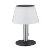 Paulmann Tischleuchte Solar Outdoor Lillesol, 3000K, Edelstahl