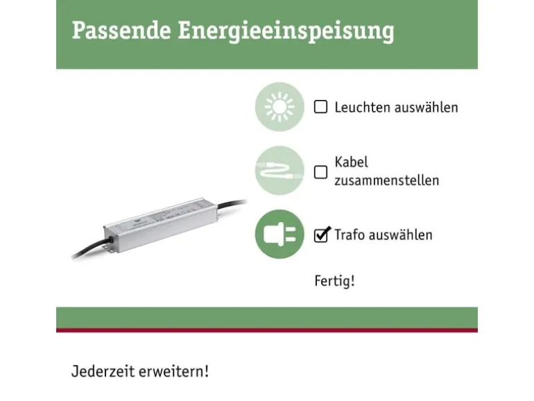 Paulmann Transformator Plug & Shine 150 W IP67