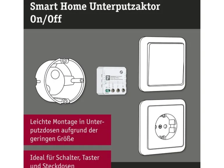 Paulmann Unterputzaktor On/Off Zigbee 3.0