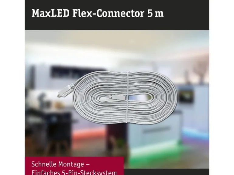 Paulmann Verbindungskabel MaxLED 500 cm, Weiss