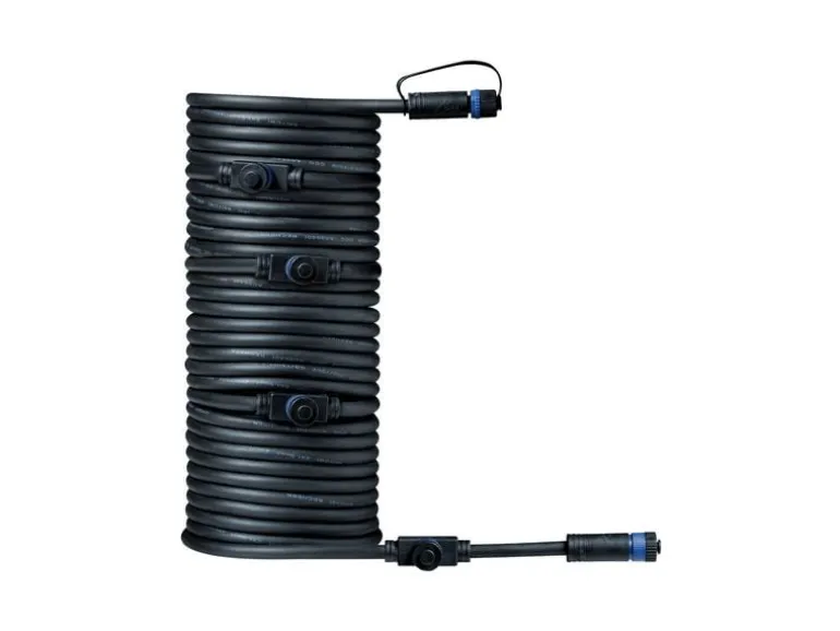 Paulmann Verbindungskabel Plug & Shine 10 m mit 5 Anschlussbuchen