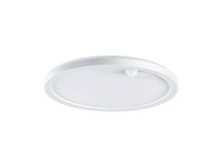 Paulmann Wandleuchte Lamina, Rund, 14W, 2200-3000K, PIR, Weiss