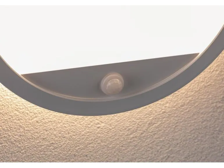 Paulmann Wandleuchte Lamina, Rund, 14W, 2200-3000K, PIR, Weiss