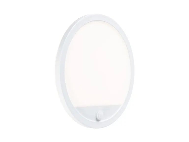 Paulmann Wandleuchte Lamina, Rund, 14W, 2200-3000K, PIR, Weiss